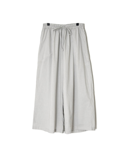 NSL26008 60s CAMBRIC PLAIN WIDE EASY PANTS