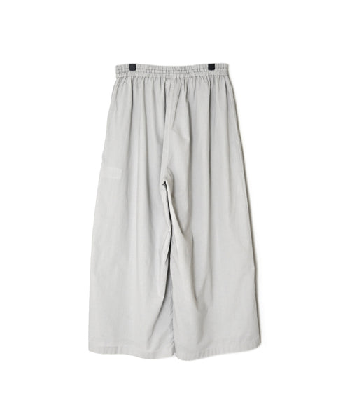 NSL26008 60s CAMBRIC PLAIN WIDE EASY PANTS