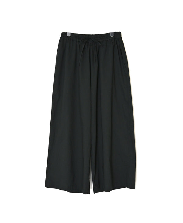 NSL26008 60s CAMBRIC PLAIN WIDE EASY PANTS