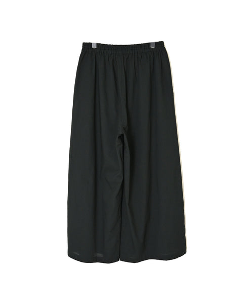 NSL26008 60s CAMBRIC PLAIN WIDE EASY PANTS