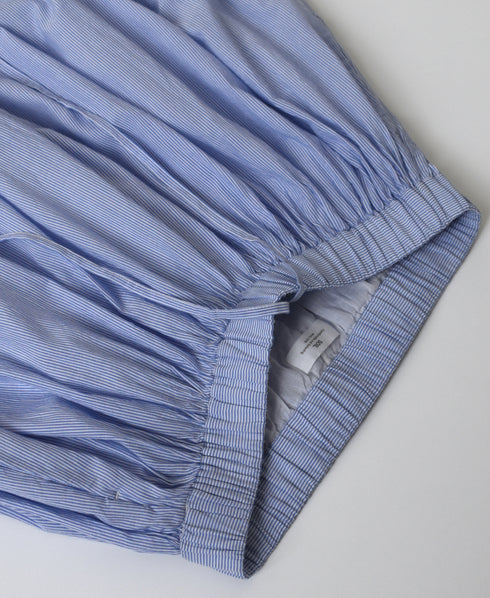NSL26015 80s COTTON VOILE STRIPE CULOTTES