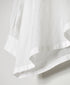 NSL26021 80s COTTON VOILE PLAIN BANDED COLLAR GATHERED SHIRT