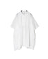 NSL26023 80s COTTON VOILE PLAIN BANDED COLLAR S/SL PINTUCK SHIRT