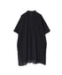NSL26023 80s COTTON VOILE PLAIN BANDED COLLAR S/SL PINTUCK SHIRT