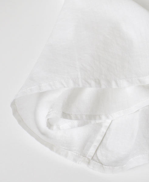 NSL26025 80s COTTON VOILE PLAIN GATHERED SKIRT