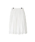 NSL26025 80s COTTON VOILE PLAIN GATHERED SKIRT
