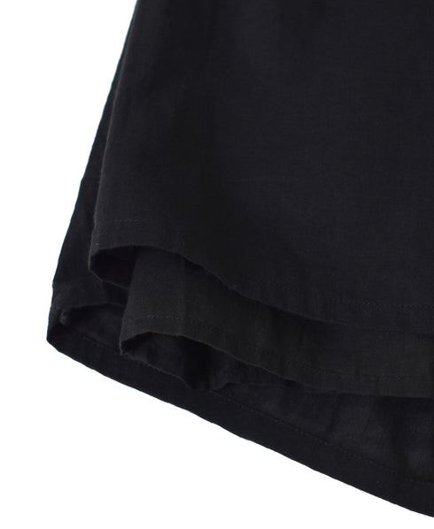 NSL26025 80s COTTON VOILE PLAIN GATHERED SKIRT