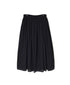 NSL26025 80s COTTON VOILE PLAIN GATHERED SKIRT