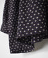 NSL26031 COTTON SLUB SMALL FLOWER PRINT REGULAR COLLAR GATHERED SHIRT SMOCK