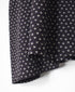 NSL26032 COTTON SLUB SMALL FLOWER PRINT BACK OPENING STAND COLLAR SHIRT