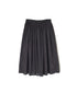 NSL26035 COTTON SLUB SMALL FLOWER PRINT GATHERED SKIRT