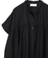 NSL26041 COTTON SILK PLAIN BANDED COLLAR FRENCH/SL SHIRT