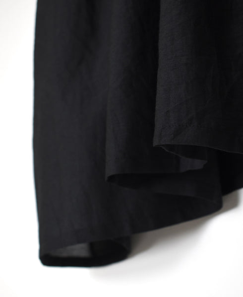 NSL26041 COTTON SILK PLAIN BANDED COLLAR FRENCH/SL SHIRT