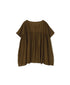 NSL26042 COTTON SILK PLAIN GATHERED SMOCK