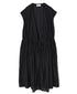 NSL26043 COTTON SILK PLAIN CACHE COEUR DRESS