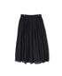 NSL26044 COTTON SILK PLAIN GATHERED SKIRT