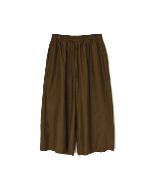 NSL26045 COTTON SILK PLAIN WIDE EASY PANTS