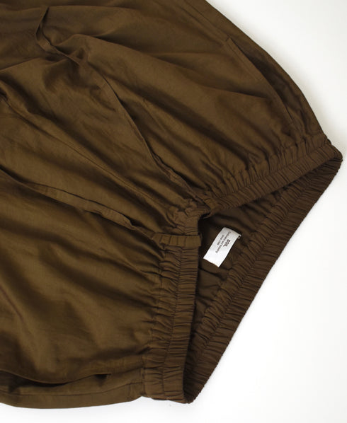 NSL26045 COTTON SILK PLAIN WIDE EASY PANTS