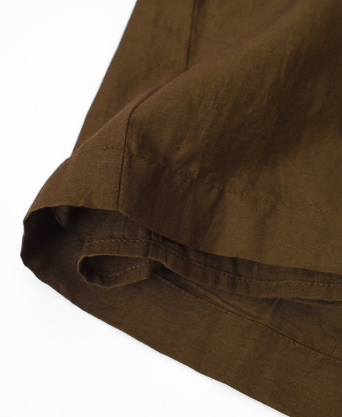 NSL26045 COTTON SILK PLAIN WIDE EASY PANTS