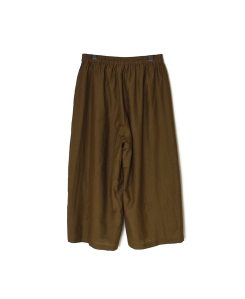 NSL26045 COTTON SILK PLAIN WIDE EASY PANTS