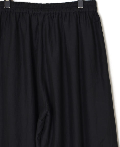 NSL26045 COTTON SILK PLAIN WIDE EASY PANTS