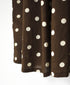 NSL26054 80s COTTON VOILE DOT PRINT BANDED COLLAR S/SL DRESS