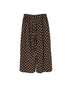 NSL26055 80s COTTON VOILE DOT PRINT WIDE EASY PANTS