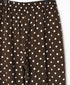 NSL26055 80s COTTON VOILE DOT PRINT WIDE EASY PANTS