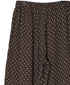 NSL26055 80s COTTON VOILE DOT PRINT WIDE EASY PANTS