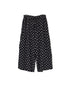 NSL26055 80s COTTON VOILE DOT PRINT WIDE EASY PANTS