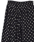 NSL26055 80s COTTON VOILE DOT PRINT WIDE EASY PANTS
