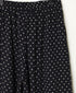 NSL26055 80s COTTON VOILE DOT PRINT WIDE EASY PANTS