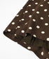 NSL26057 80s COTTON VOILE DOT PRINT PATCHWORK GATHERED SKIRT