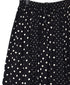 NSL26057 80s COTTON VOILE DOT PRINT PATCHWORK GATHERED SKIRT