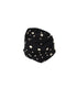 NSL26058 80s COTTON VOILE DOT PRINT TRIANGLE STOLE