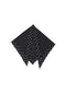 NSL26058 80s COTTON VOILE DOT PRINT TRIANGLE STOLE