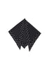 NSL26058 80s COTTON VOILE DOT PRINT TRIANGLE STOLE