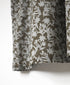 NSL26073 80s VOILE TWO TONE FLOWER PRINT BANDED COLLAR FRENCH/SL PINTUCK DRESS