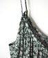 NSL26074 80s VOILE TWO TONE FLOWER PRINT TWO WAY CAMISOLE DRESS