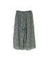 NSL26075 80s VOILE TWO TONE FLOWER PRINT WIDE EASY PANTS