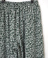 NSL26075 80s VOILE TWO TONE FLOWER PRINT WIDE EASY PANTS