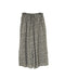 NSL26075 80s VOILE TWO TONE FLOWER PRINT WIDE EASY PANTS