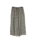 NSL26075 80s VOILE TWO TONE FLOWER PRINT WIDE EASY PANTS