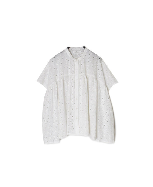 NSL26081 ALL HEMLA BANDED COLLAR FRENCH/SL SHIRT