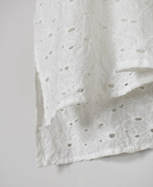 NSL26083 ALL HEMLA FRILL & STRING GATHERED SHIRT