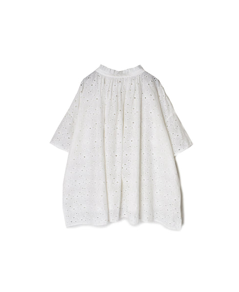 NSL26083 ALL HEMLA FRILL & STRING GATHERED SHIRT