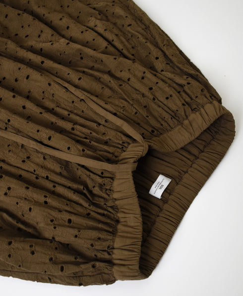 NSL26084 ALL HEMLA GATHERED SKIRT