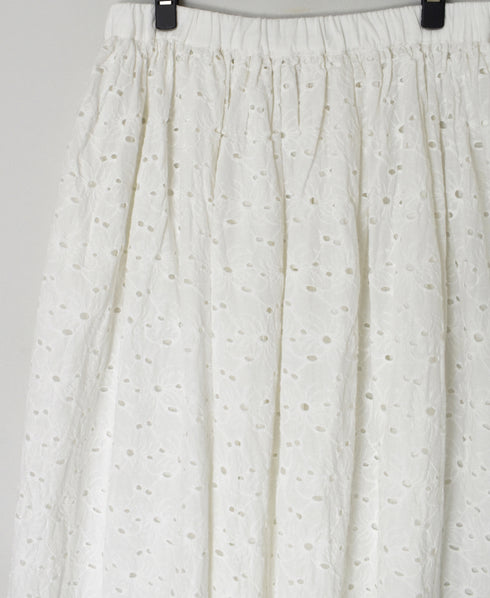 NSL26084 ALL HEMLA GATHERED SKIRT