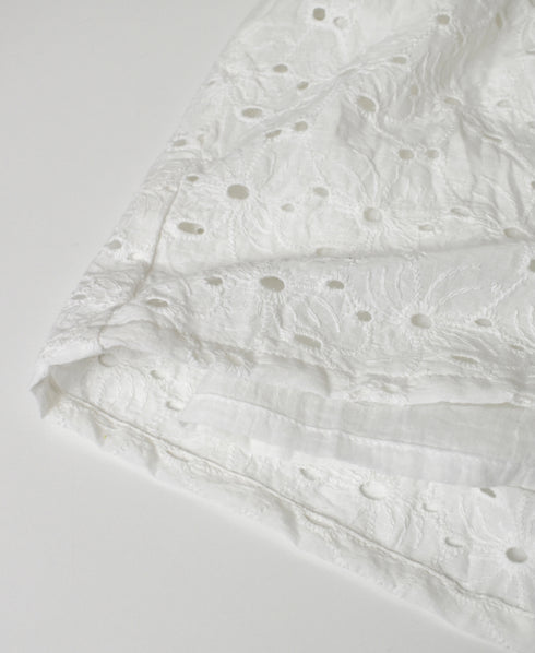 NSL26084 ALL HEMLA GATHERED SKIRT