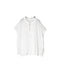 NSL26092 80s COTTON VOILE LACE LACE&STRING COLLAR GATHERED SHIRT